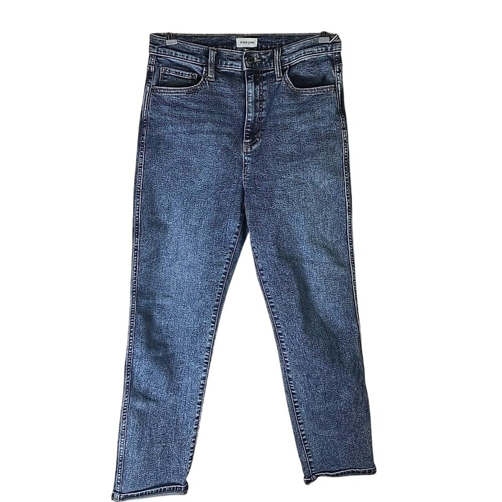 Sneak Peek Straight Leg Relaxed High Rise Jeans Denim Womens 9 / 29 Casual